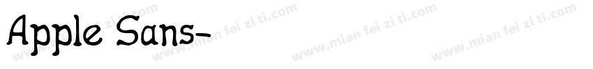 Apple Sans字体转换